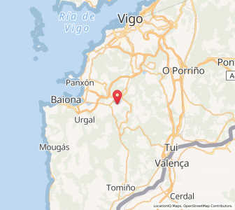 Map of Gondomar, Galicia