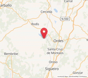 Map of Gorgullos, Galicia