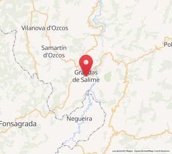 Map of Grandas de Salime, Asturias