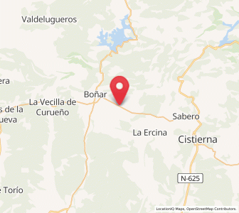 Map of Grandoso, Castille and León