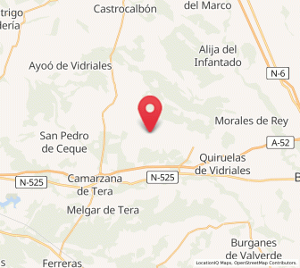 Map of Grijalba de Vidriales, Castille and León