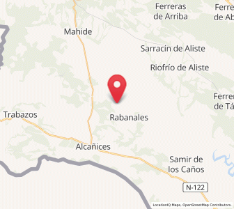 Map of Grisuela, Castille and León