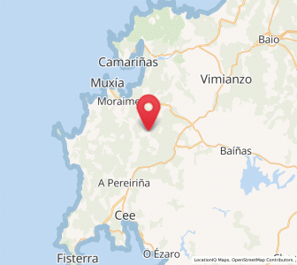 Map of Grixa, Galicia