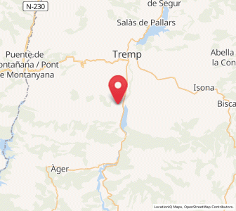 Map of Guàrdia de Tremp, Catalonia