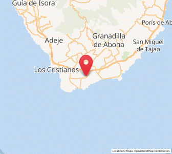 Map of Guargacho, Canary Islands