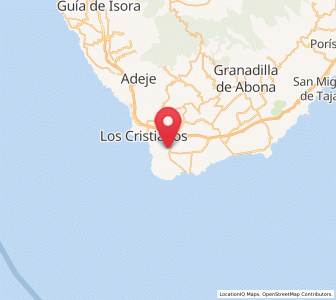 Map of Guaza, Canary Islands