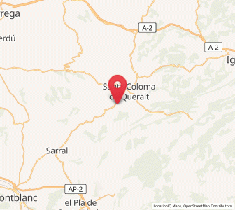 Map of Guialmons, Catalonia