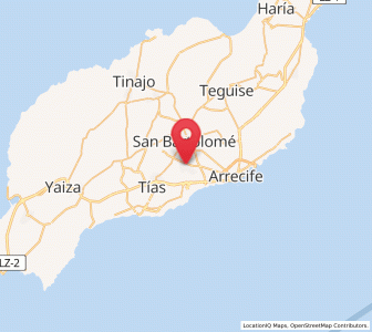 Map of Güime, Canary Islands