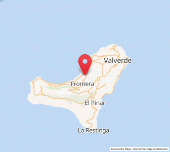 Map of Guinea, Canary Islands