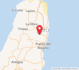 Map of Guisguey, Canary Islands