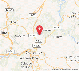Map of Gulpilleiras, Galicia