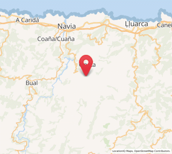 Map of Herías, Asturias