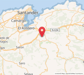 Map of Hermosa, Cantabria
