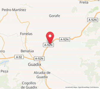 Map of Hernán-Valle, Andalusia