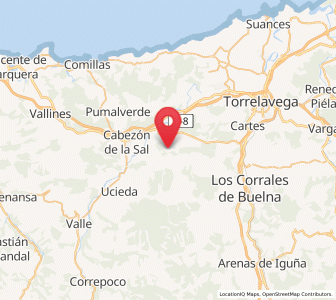 Map of Herrera de Ibio, Cantabria
