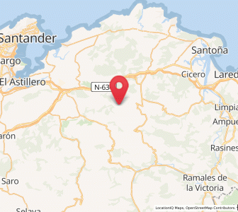 Map of Hornedo, Cantabria