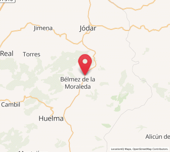 Map of Horno del Vidrio, Andalusia