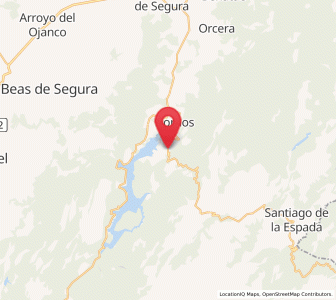 Map of Hornos el Viejo, Andalusia