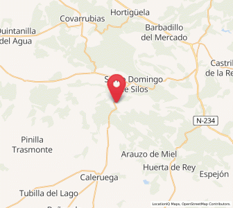 Map of Hortezuelos, Castille and León
