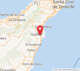 Map of Hoya del Cerco, Canary Islands