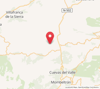 Map of Hoyos de Miguel Muñoz, Castille and León