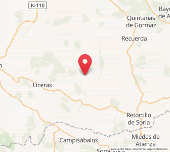 Map of Hoz de Abajo, Castille and León