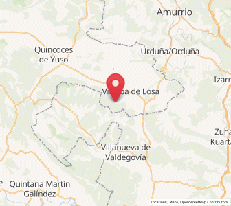 Map of Hozalla, Castille and León