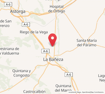 Map of Huerga de Garaballes, Castille and León