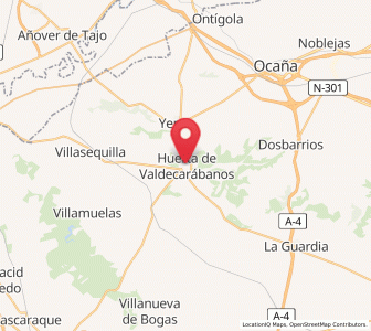 Map of Huerta de Valdecarábanos, Castille-La Mancha