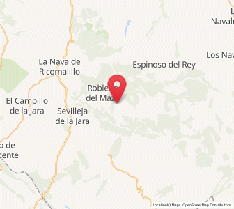 Map of Hunfria, Castille-La Mancha