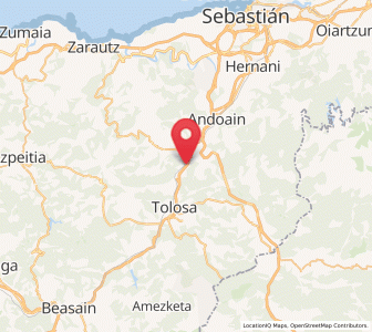 Map of Ibaiondo, Basque Country