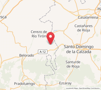 Map of Ibrillos, Castille and León