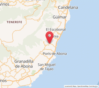 Map of Icor, Canary Islands