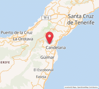 Map of Icoro, Canary Islands