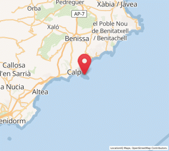 Map of Ifac, Valencia