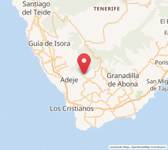 Map of Ifonche, Canary Islands