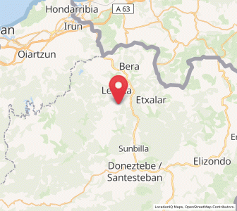 Map of Igantzi, Navarre