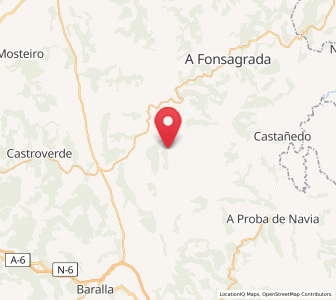 Map of Iglesia, Galicia