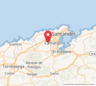 Map of Igollo, Cantabria