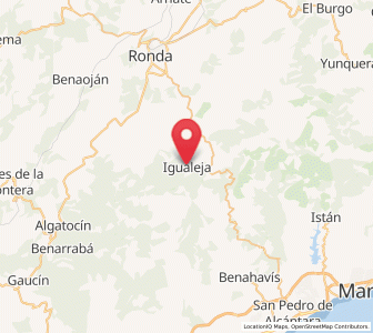 Map of Igualeja, Andalusia