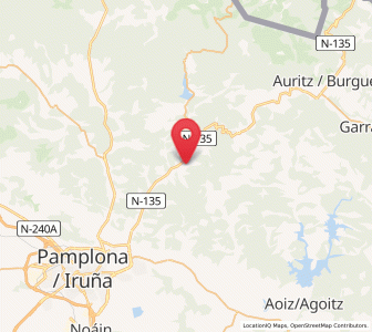 Map of Ilárraz, Navarre