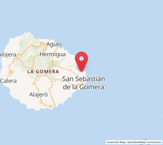 Map of Inchereda, Canary Islands