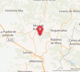 Map of Incosas, Aragon