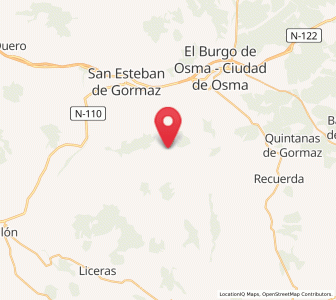 Map of Inés, Castille and León