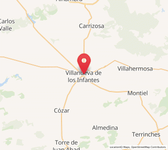 Map of Infantes, Castille-La Mancha
