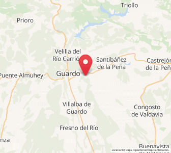 Map of Intorcisa, Castille and León
