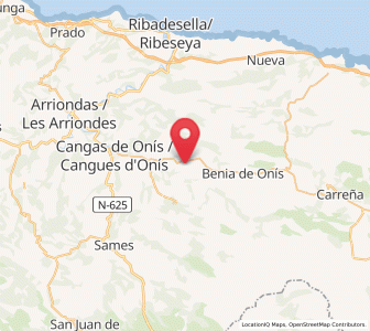 Map of Intriago, Asturias