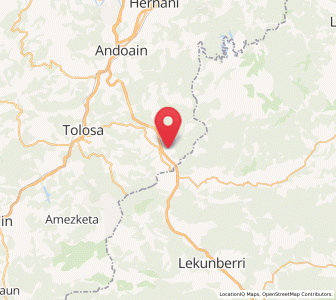 Map of Ipuliño, Basque Country