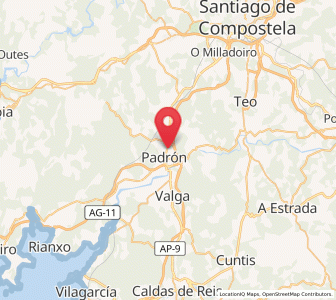 Map of Iria, Galicia