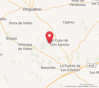 Map of Ituero de Huebra, Castille and León